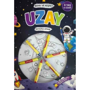 Boya Keşfet- Uzay Boyama Kitabı
