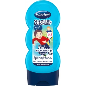 Bübchen Çocuk Şampuan&Duş Jeli 2 in 1 Sporty Friend 230 ml