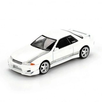 CEYLAN ADAM 1/64 Nissan Skyline GT R R32 Veilside Combat White Blister Paket
