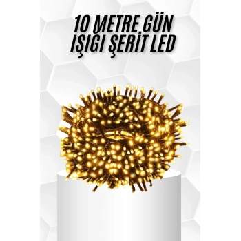 CEYLAN ADAM 10 Metre Led Işık Gün Işığı Her Ortama Uygun Ampüllü