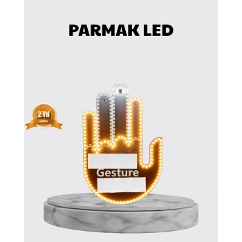 CEYLAN ADAM 176 LED’li Amber Trafik Uyumlu Sinyal Işığı – El Hareketiyle Kontrol