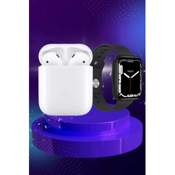 CEYLAN ADAM 2025 Model Akıllı Saat ve 2.Nesil TWS Bluetooth Kulaklık ANC Özelliği Amoled Ekran