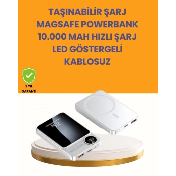CEYLAN ADAM 20W PD ve 15W Manyetik Kablosuz Şarj Destekli Taşınabilir Powerbank