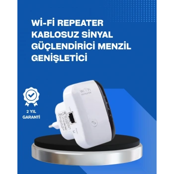 CEYLAN ADAM 2.4GHz WiFi Tekrarlayıcı Router – WPS Destekli Kablosuz Ağ Genişletici