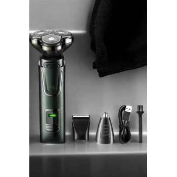 CEYLAN ADAM 3 Başlıklı Profesyonel Saç ve Sakal Bakım Seti Vücut, Burun ve Kulak Tüy Alma