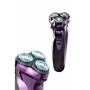 CEYLAN ADAM 3 Bıçaklı Döner Başlıklı Sakal Sıfır Alma Tıraş Makinesi Profesyonel Paslanmaz Çelik