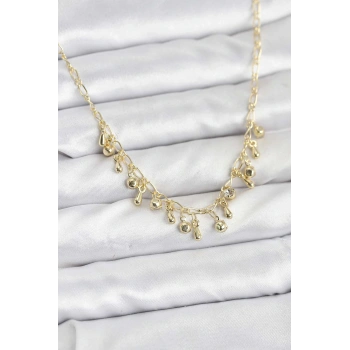CEYLAN ADAM 316L Çelik Zincir Gold Renk Kadın Kolye