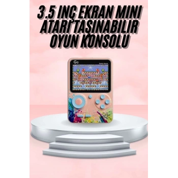CEYLAN ADAM 3.5 İnç Klasik Retro LCD Ekran 500 Oyunlu Oyun Konsolu Taşınabilir