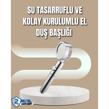 CEYLAN ADAM 360° Ayarlanabilir Çok Fonksiyonlu Duş Başlığı