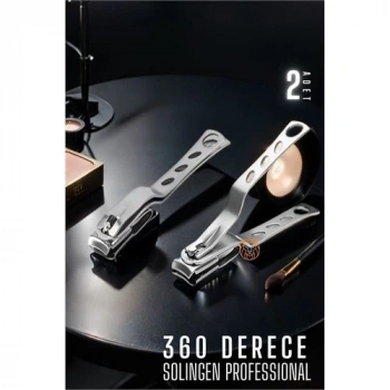 CEYLAN ADAM 360 Derece Tırnak Makası 2 ADET Solingen Profesyonel