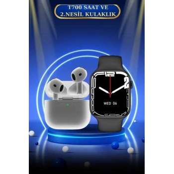 CEYLAN ADAM 3.Nesil TWS Bluetooth Kulaklık ve Dokunmatik Ekran Akıllı Saat Sesli Görüşme