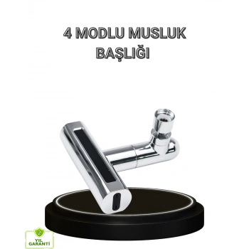 CEYLAN ADAM 4 Fonksiyonlu Musluk Başlığı 360 Derece Dönebilen ve Su Tasarruflu