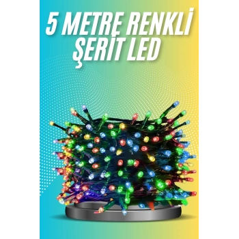 CEYLAN ADAM 5 Metre Renkli Led Işık Her Ortama Uygun Dekoratif Aydınlatma