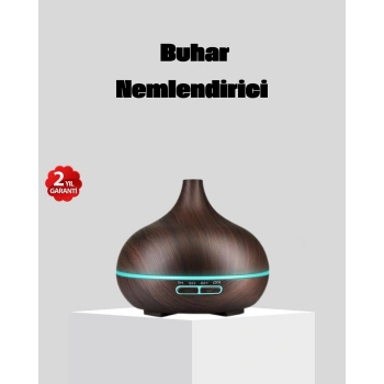 CEYLAN ADAM 550 ml Büyük Su Hazneli Ultrasonik Nemlendirici ve Aromaterapi Difüzörü