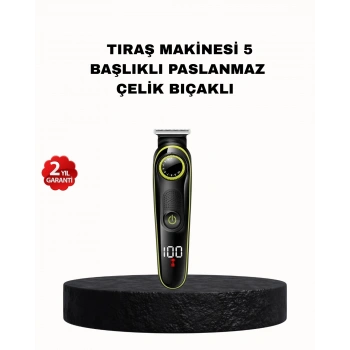 CEYLAN ADAM 5’i 1 Arada Erkek Bakım Seti Şarjlı Suya Dayanıklı Çok Fonksiyonlu