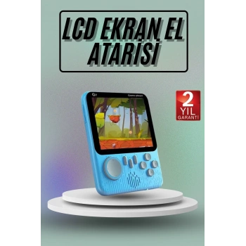 CEYLAN ADAM 666 Oyunlu Retro El Konsolu Atari 3.5 İnç Taşınabilir Oyun Konsolu