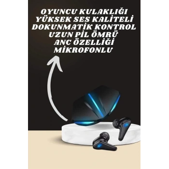 CEYLAN ADAM 7 Kordonlu Akıllı Saat Ve Oyuncu Kulaklığı ANC Özelliği Kulak İçi Mikrofonlu Sesli Görüşme
