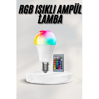 CEYLAN ADAM Akıllı RGB Led Ampul Led Uzaktan Kumandalı Renk Değiştiren Ampul