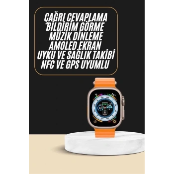 CEYLAN ADAM Akıllı Saat Amoled Ekran Bluetooth Bağlantılı Özel Tasarım Unısex