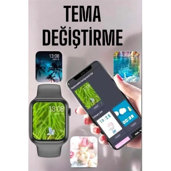 CEYLAN ADAM Akıllı Saat Amoled Ekran Yeni Nesil Bluetooth Bağlantılı