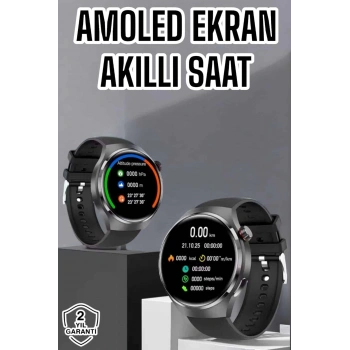 CEYLAN ADAM Akıllı Saat Bluetooth Bağlantılı Amoled Ekran Uyku ve Sağlık Takibi