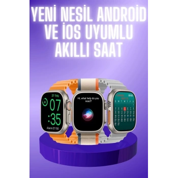 CEYLAN ADAM Akıllı Saat Çok Fonksiyonlu Unısex Sosyal Medya Girişli Bluetooth Bağlantılı