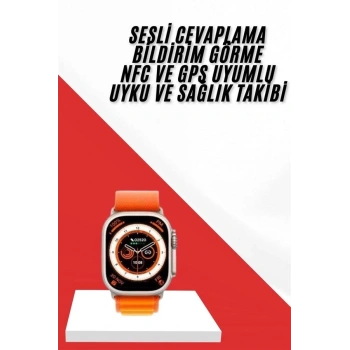 CEYLAN ADAM Akıllı Saat GPS Özelliği Bildirim Görme Adımsayar Sesli Görüşme Yapabilen