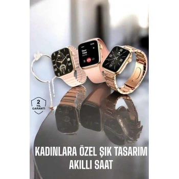 CEYLAN ADAM Akıllı Saat Kadınlara Uyku Ve Sağlık Takibi Yapabilen Bileklik Hediyeli