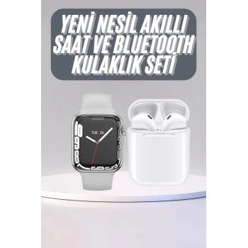 CEYLAN ADAM Akıllı Saat Kulaklık Hediyeli Uyku ve Sağlık Takibi Yapabilen Uzun Ömürlü