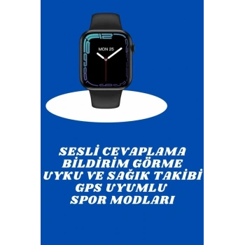 CEYLAN ADAM Akıllı Saat Nabız Ölçebilen Adımsayar Kalori Hesaplama Tema Değiştirme GPS Uyumlu