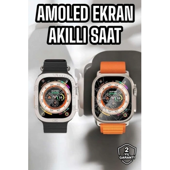 CEYLAN ADAM Akıllı Saat NFC ve GPS Uyumlu Uyku ve Sağlık Takibi Sesli Görüşme