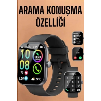 CEYLAN ADAM Akıllı Saat Tema Değiştirme Bluetooth Bağlantılı Arama Cevaplayan