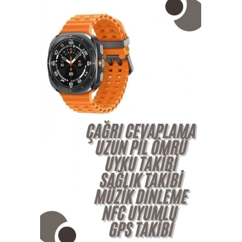 CEYLAN ADAM Akıllı Saat Unısex Zarif Görünümlü Titanyum Kasa Amoled Ekran Müzik Dinleme