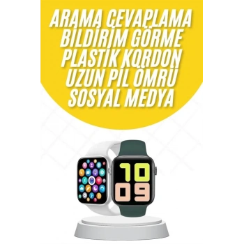 CEYLAN ADAM Akıllı Saat Uyku ve Sağlık Takibi Arama Cevaplama 44 MM Amoled Ekran