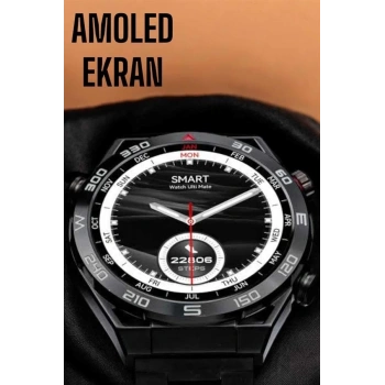 CEYLAN ADAM Akıllı Saat Yeni Nesil 2024 Model Metal Kordonlu Bluetooth Bağlantılı