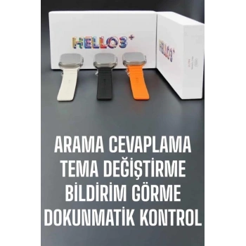 CEYLAN ADAM Akıllı Saat Yeni Nesil Sesli Asistan Uyku ve Sağlık Takibi Adımsayar