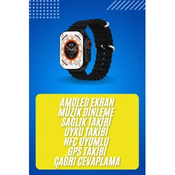 CEYLAN ADAM Android ve İOS Uyumlu Arama Konuşma Yapabilen Akıllı Saat