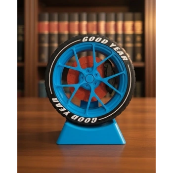 CEYLAN ADAM Araba Tutkunlarına Özel Jant Tasarımlı Masa Dekoru