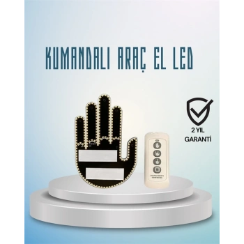 CEYLAN ADAM Aracınız İçin Eğlenceli ve Güvenli İletişim: LED Jest Lambası, Uzaktan Kumandalı, Kolay Montaj