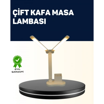 CEYLAN ADAM Ayarlanabilir Kısılabilir LED Masa Lambası | Entegre Kalemlik ve Telefon Tutucu Özellikli