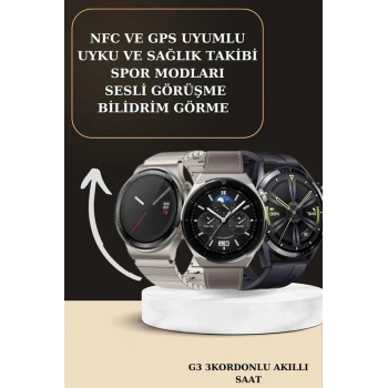 CEYLAN ADAM Aynalı Bluetooth Kulaklık Yeni Nesil Akıllı Saat Titreşimli Nabız Ölçer Spor Modları