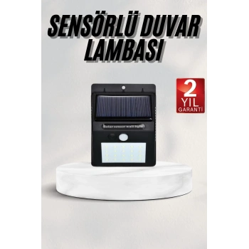 CEYLAN ADAM Bahçe Aydınlatması Güneş Enerjili Led Işık Lamba Sensörlü Dekoratif
