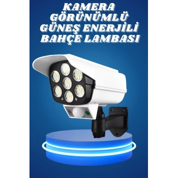 CEYLAN ADAM Bahçe Aydınlatması Hareket Sensörlü Led Aydınlatma Kamera Görünümlü