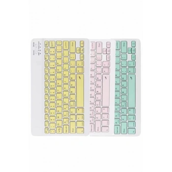 CEYLAN ADAM Bluetooth Şarj Edilebilir Mini Q Klavye Kablosuz Taşınabilir