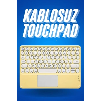 CEYLAN ADAM Bluetooth Touchpad Klavye Ultra İnce Taşınabilir Q Klavye