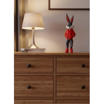 CEYLAN ADAM Bugs Bunny Dekoratif Figür 10×34 cm Modern Tasarım