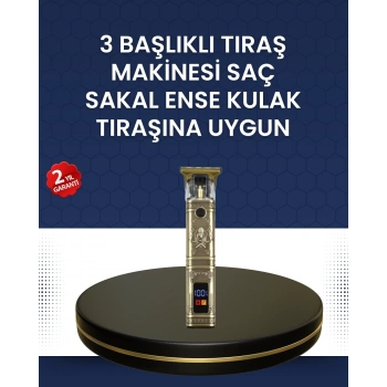 CEYLAN ADAM Burun ve Kulak İçin 2’si 1 Arada Tıraş Başlıklı Cihaz