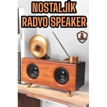 CEYLAN ADAM Çalar Radyo Müzik Kutusu Nostaljik Hoparlör Speaker