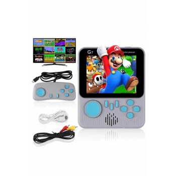 CEYLAN ADAM Çift Konsol 666 Adet Retro Oyun El Atarisi Taşınabilir 3.5 İnç Ekran