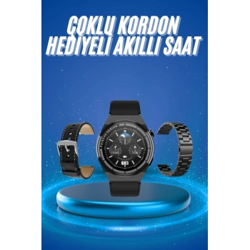 CEYLAN ADAM Çoklu Kordon Hediyeli Akıllı Saat Çağrı Cevaplama Müzik Dinleme Dokunmatik Ekran